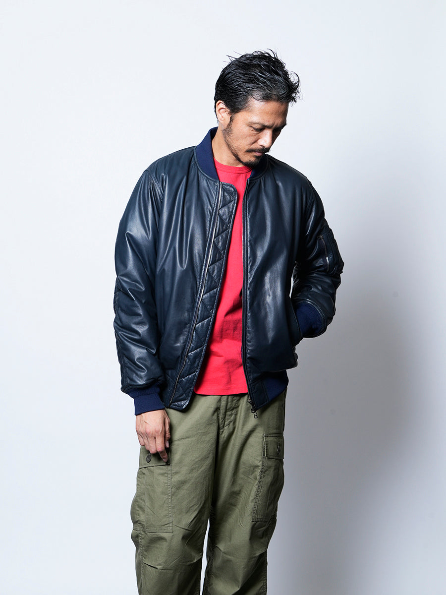 Light-weight MA-1 Blouson (Navy)