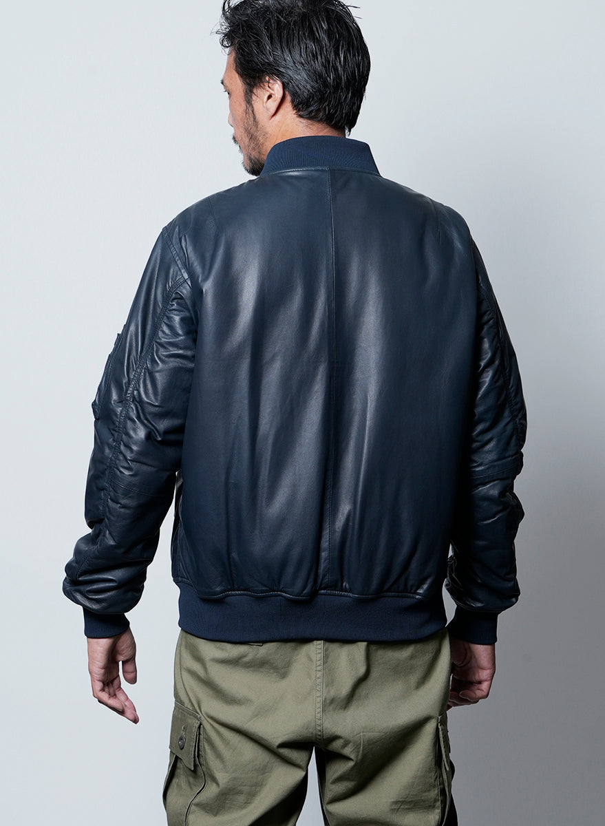 Light-weight MA-1 Blouson (Navy)