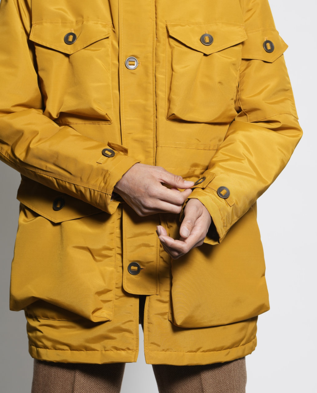 High-spec Smock Coat (Olive) – AMPLIATE by Beau Geste